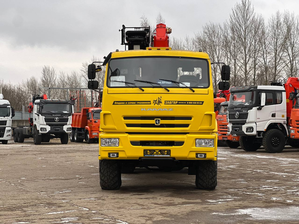 Бортовой грузовик КАМАЗ 43118 с КМУ Kanglim, 2025 ЗАВГАР
