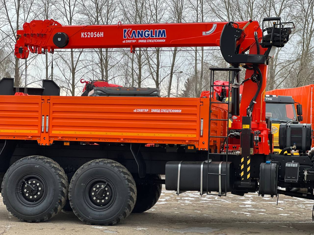 Бортовой грузовик КАМАЗ 43118 с КМУ Kanglim, 2025 ЗАВГАР