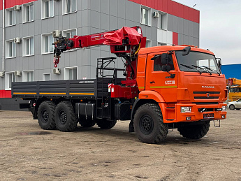 Бортовой КАМАЗ 43118 с КМУ HORYONG HRS216 (дв. Cummins,  сп/место)_0