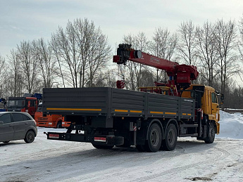 Бортовой КАМАЗ 65115 с КМУ HORYONG HRS216 (сп/место)_2