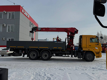 Бортовой КАМАЗ 65115 с КМУ HORYONG HRS216 (сп/место)_1