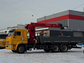 Бортовой КАМАЗ 65115 с КМУ HORYONG HRS216 (сп/место)_5