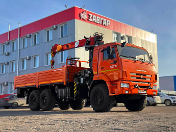 Бортовой КАМАЗ 43118 с КМУ СмартЭко FG414 (дв. КАМАЗ, без сп/места)_0