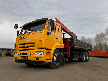 Бортовой КАМАЗ 65117 с КМУ HORYONG HRS216_0