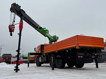 Бортовой КАМАЗ 43118 с КМУ СмартЭко FG716HP (дв. Cummins,  сп/место)_3