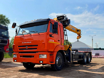 Бортовой КАМАЗ 65115 с КМУ SUNHUNK S3005 (сп/место)_2