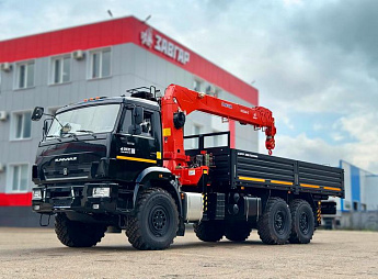Бортовой автомобиль КАМАЗ 43118 с КМУ KANGLIM KS1256G  (дв. Cummins,  без спал.места)_0