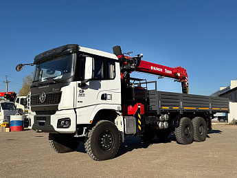 Бортовой SHACMAN X3000 6*6 с КМУ SUNHUNK S3005_1
