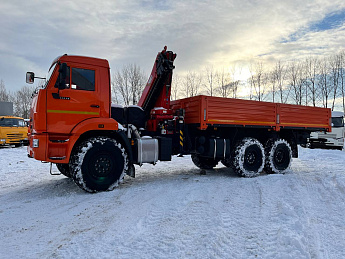 Бортовой КАМАЗ 43118 с КМУ SUNHUNK К168-4 (дв. КАМАЗ, без сп/места)_5