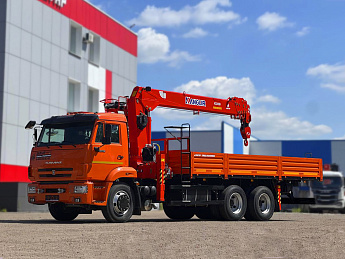 Бортовой автомобиль КАМАЗ 65115-48 с КМУ KANGLIR 2056_1