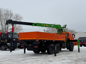 Бортовой КАМАЗ 43118 с КМУ СмартЭко FG716HP (дв. Cummins,  сп/место)_2