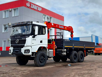 Бортовой SHACMAN X3000 6*4 с КМУ KANGLIR KS2056H_2