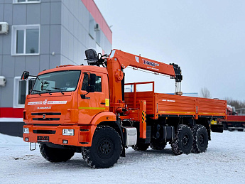 Бортовой КАМАЗ 43118 с КМУ HANGIL HGC976 (дв. Cummins, без сп/места)_2