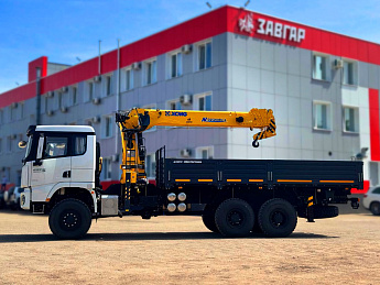 Бортовой SHACMAN X3000 6*4 с КМУ XCMG SQS 200-6_3