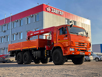 Бортовой КАМАЗ 43118 с КМУ SUNHUNK S3005 (дв. Cummins,  сп/место)_0