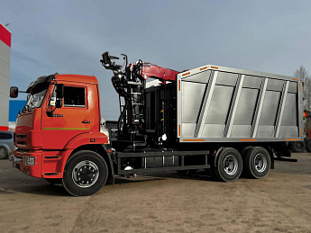 Ломовоз с КМУ Palfinger VM10LM на базе КАМАЗ 65115_5