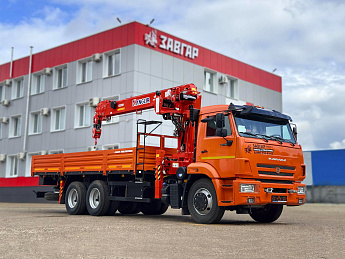 Бортовой КАМАЗ 65115-48 с КМУ KANGLIR 2056_0