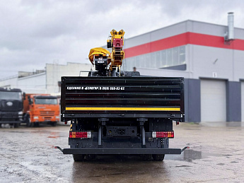 Бортовой автомобиль FAW J6L 4*2 с КМУ XCMG SQS 250-5_3