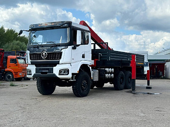 Бортовой SHACMAN X3000 6*6 с КМУ HORYONG HRS216_0