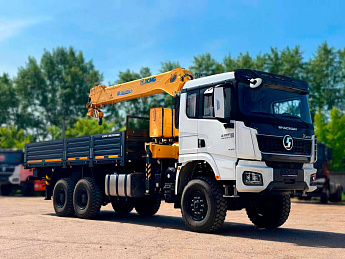 Бортовой SHACMAN X3000 6*4 с КМУ XCMG SQS 200-6_0