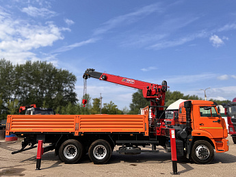 Бортовой КАМАЗ 65115 с КМУ HORYONG HRS206 (сп/место)_1