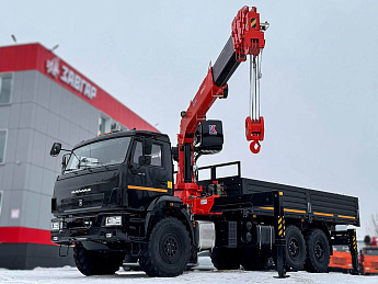 Бортовой КАМАЗ 43118 с КМУ KANGLIM KS1256G (дв. Cummins,  сп/место)_1