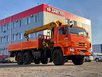 Бортовой КАМАЗ 43118 с КМУ XCMG SQS 250-5 (дв. Cummins,  сп/место)_0