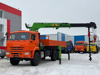 Бортовой КАМАЗ 43118 с КМУ СмартЭко FG716HP (дв. Cummins,  сп/место)_5