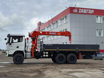 Бортовой автомобиль SHACMAN X3000 6*4 с КМУ KANGLIR KS2056H_5