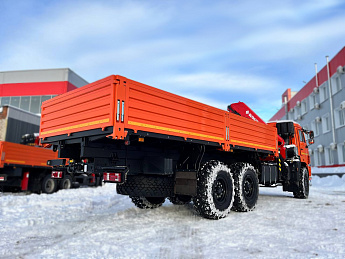 Бортовой КАМАЗ 43118 с КМУ SUNHUNK К168-4 (дв. КАМАЗ, без сп/места)_3