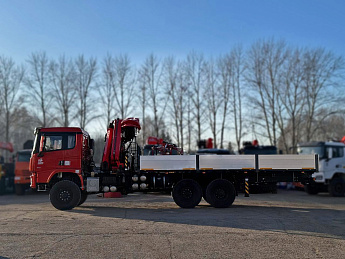 Бортовой автомобиль SHACMAN X3000 6*4 с КМУ SUNHUNK К238-4_5