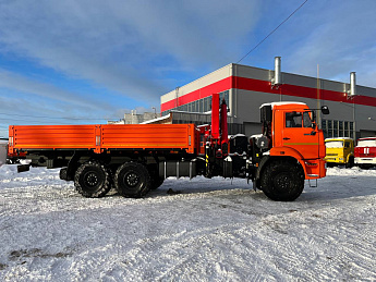 Бортовой КАМАЗ 43118 с КМУ SUNHUNK К168-4 (дв. КАМАЗ, без сп/места)_2