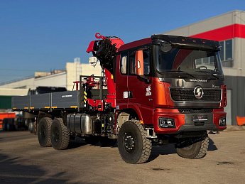 Бортовой автомобиль SHACMAN X3000 6*4 с КМУ SUNHUNK К238-4_0