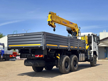 Бортовой автомобиль SHACMAN X3000 6*4 с КМУ XCMG SQS 200-6_2