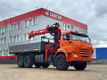 Бортовой КАМАЗ 43118 с КМУ УММ УММаш 806Т (дв. Cummins, без сп/места)_0