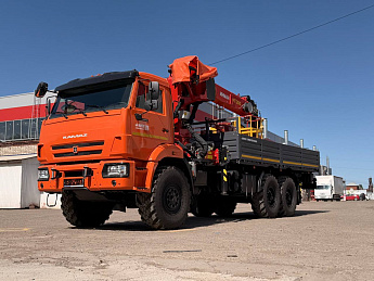 Бортовой КАМАЗ 43118 с КМУ Palfinger ИТ200 (верхний пост, дв. Cummins,  сп/место)_2