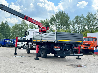 Бортовой SHACMAN X3000 6*6 с КМУ HORYONG HRS216_2