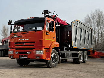 Ломовоз с КМУ Palfinger VM10LM на базе КАМАЗ 65115_0