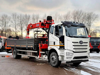 Бортовой FAW J6L 4*2 с КМУ KANGLIM KS1256G_0