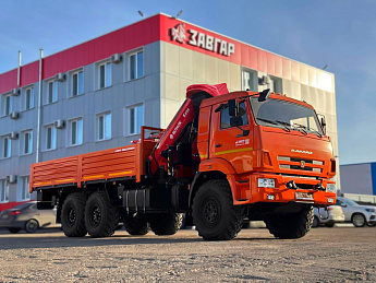 Бортовой КАМАЗ 43118 с КМУ SUNHUNK К238-4 (дв. Cummins,  сп/место)_0