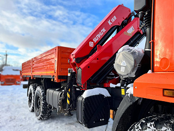 Бортовой КАМАЗ 43118 с КМУ SUNHUNK К168-4 (дв. КАМАЗ, без сп/места)_4