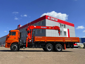Бортовой автомобиль КАМАЗ 65115-48 с КМУ KANGLIR 2056_2