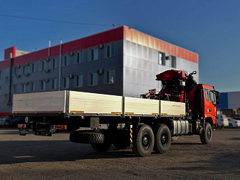 Бортовой автомобиль SHACMAN X3000 6*4 с КМУ SUNHUNK К238-4_2