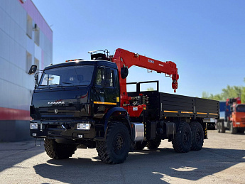 Бортовой автомобиль КАМАЗ 43118 с КМУ KANGLIM KS1256G  (дв. Cummins,  без спал.места)_1