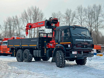 Бортовой КАМАЗ 43118 с КМУ KANGLIM KS2056H (дв. КАМАЗ,  сп/место)_0