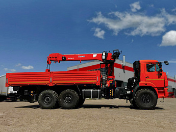Бортовой КАМАЗ 43118 с КМУ KANGLIM KS1256G (дв. КАМАЗ,  сп/место)_4